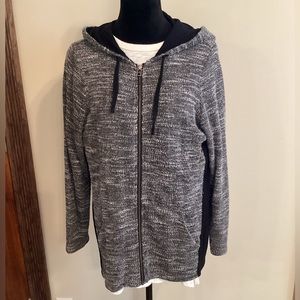 Christopher & Banks Zip Up Sweater Hoodie